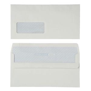 100% Recycled Self Seal Envelopes 90gsm-Window DL - 35 x 90mm - Box of 500 Best Wholesale Cheap Pice