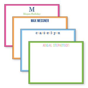 BORDERED STATIONERY Outlet New Arrival