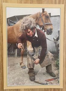 Vintage Postcard of a Horse and Farrier, Traditional Crafts Clearance Very Cheap