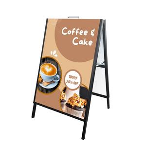 A-frame Sandwich Board Sign with Custom Printed ACM Boards Extremely For Sale