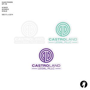 Castroland - Clear Stickers The Cheapest