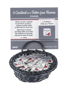 A Cardinal is a Visitor From Heaven Pocket Charm Cheap Sale Marketable