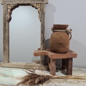 Small Vintage Timber Workers Stool Clearance Best Place
