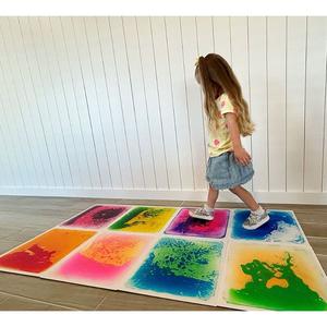 Liquid Floor Tiles Assorted Color Squares - 9 Piece Set Discount Countdown Package