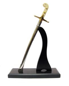 11" USMC Officer Sword Mameluke Sabre Letter Opener W/Stand Fashion Style For Sale