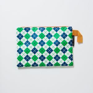 Argyle Large Zip Pouch Sale Get To Buy
