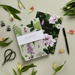'Summer Garden' Collection - A5 Set of 2 Notebooks Discount Brand New Unisex