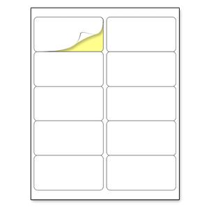 (2" x 4") 30 Sheets, Printable White Sticker Labels, Laser/Inkjet Printing - Matte, 10 per Page 2" x 4" | 30 sheets In China
