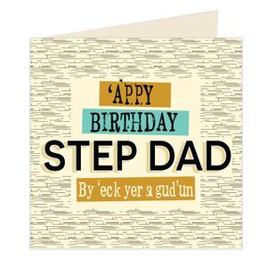 'Appy Birthday Step Dad - Yorkshire Card (YQ21) Discount Outlet Store
