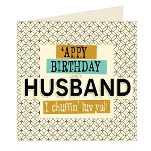 'Appy Birthday Husband - Yorkshire Card (YQ17) Discount Free Shipping