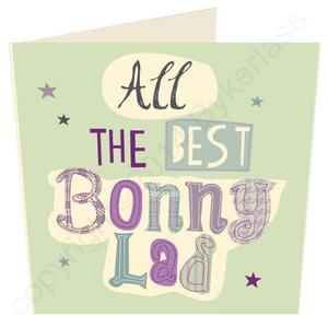 All the Best Bonny Lad Geordie Birthday Card (G48) Outlet New Styles