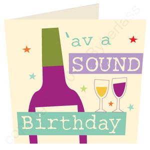 'Av A Sound Birthday- Scouse Stuff Card (SS47) Outlet The Cheapest