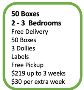 50 Boxes: 2-3 Bedrooms Free Shipping Low Pice