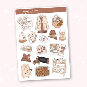 Annie Bullet Journal Stickers Finishline