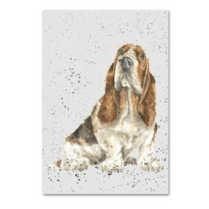 Basset Hound Note Card by Wrendale Clearance Very Cheap