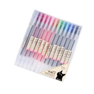 12 colour Matte barrel Muji style gel pen set Outlet Genuine