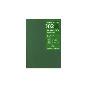 002 TRAVELER'S Passport notebook Refill Grid Outlet Finishline