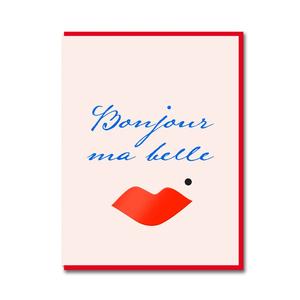 Bonjour Ma Belle Greeting Card 100% Original Online