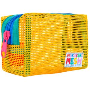 Yolk Mesh Chubby Zip Pouch Cheap Fashion Style