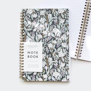 Moonlit Tuberose Spiral Bound Notebook Cheap Sale Genuine
