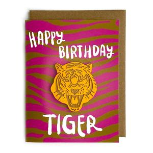 Birthday Tiger Magnet Card Free Shipping Cheap Online
