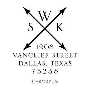 Custom Address Stamp CSA10012S Outlet Manchester