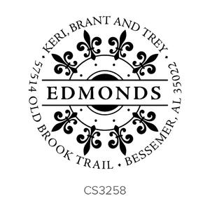 Custom Address Stamp CS3258 Clearance Amazing Pice