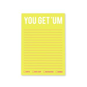 You Get 'Um Notepad 5x7 Ebay Online