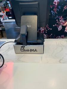 Register Stand with Logo Cheap Sale Footlocker Finishline