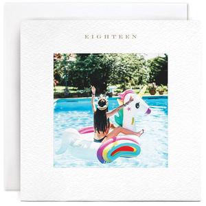"Eighteen" Card | Susan O'Hanlon Clearance Marketable