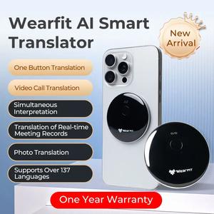 AI Voice Assistant Mini Translator 137 Languages Video Photo Record Translate Simultaneous Interpretation Translation Clearance Clearance Store
