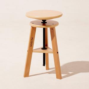 MEEDEN Wooden Drafting Stool with Adjustable Height-Natural-G-005 With Credit Card Cheap Online