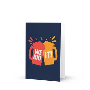 We Did It! | Collaborator Thank You Greeting Card Free Shipping Reliable