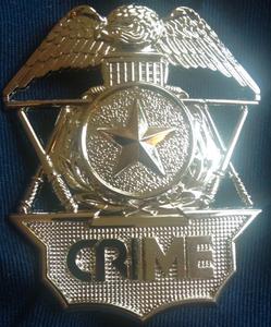 Official CRIME Badge Clearance Hot Sale