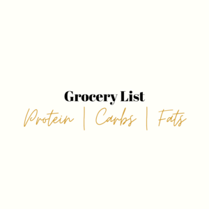 Clean Grocery List Cheap Sale Footlocker Finishline