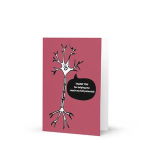 Thank You for Helping Me Reach My Full Potential Greeting Card In China