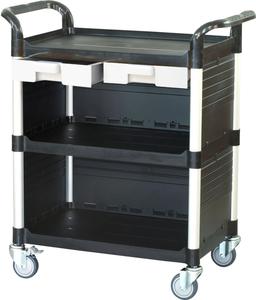 3 tiers Cabinet Service Utility carts Rolling cart with Drawers JB-3KC3 (US Stock) Discount Best Place