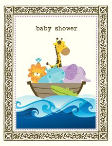 VA9031-Ark Shower Baby Card Latest