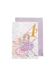 4th Birthday Card Clearance 100% Guaranteed
