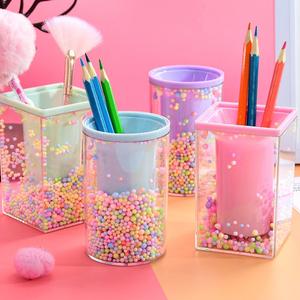 Creative Rainbow Foam Ball Stationery Box Pen Holder Free Shipping Footlocker Finishline