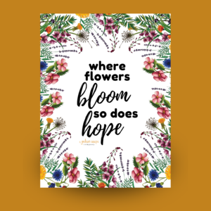 Bloom Hope Stickers Discount
