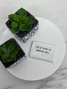 "List Of Things" White Magnet Get To Buy Cheap Pice