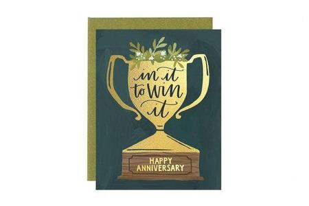 Anniversary Trophy Greeting Card Stationery Big Discount Cheap Pice