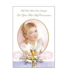 Best Wishes Daughter First Holy Communion Greeting Card Latest Sale Online