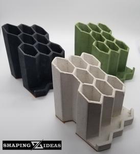 Honeycomb desk organizer pen holder and business card holder/pencil holder/Cement pen holder/desk organizer / Nicekicks Cheap Online