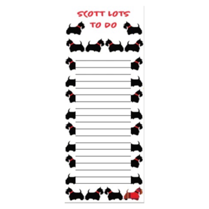 AGA Note Pad Scottie Dogs Discount 2025