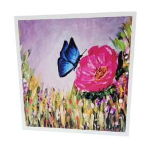 Butterfly & Flowers Card Cheap Sale Low Pice Fee Shipping
