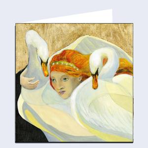 'Swan Song' Greeting Card Outlet Cheap