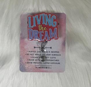 Living The Dream Badge Reel Cheap Sale Cheap