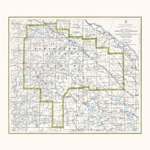 Algonquin Park Map Notecards Professional Cheap Pice
